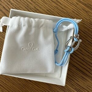 Omega anchor stainless steel adjustable bracelet